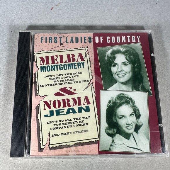 Melba Montgomery & Norma Jean First Ladies Of Country CD Country Music Album - Picture 1 of 3